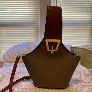 Chic Tan and Brown Cross Body